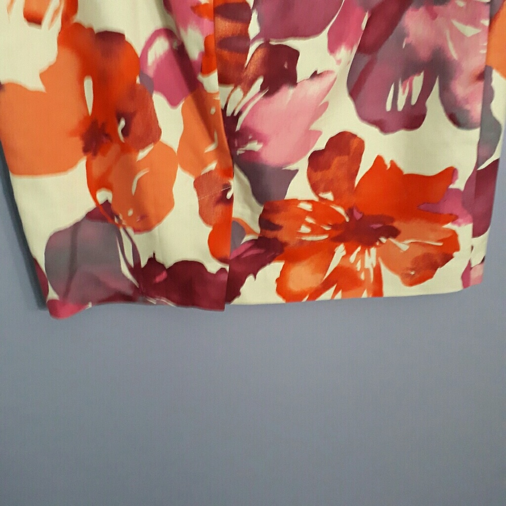 Ann Taylor Loft Women's Size 12 Floral Skirt - Picture 6 of 8